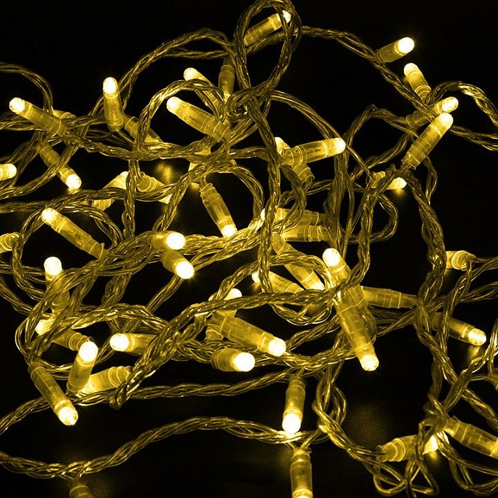 фото Новогодняя электрическая гирлянда neon-night нить 885606 305-281 10 м желтый