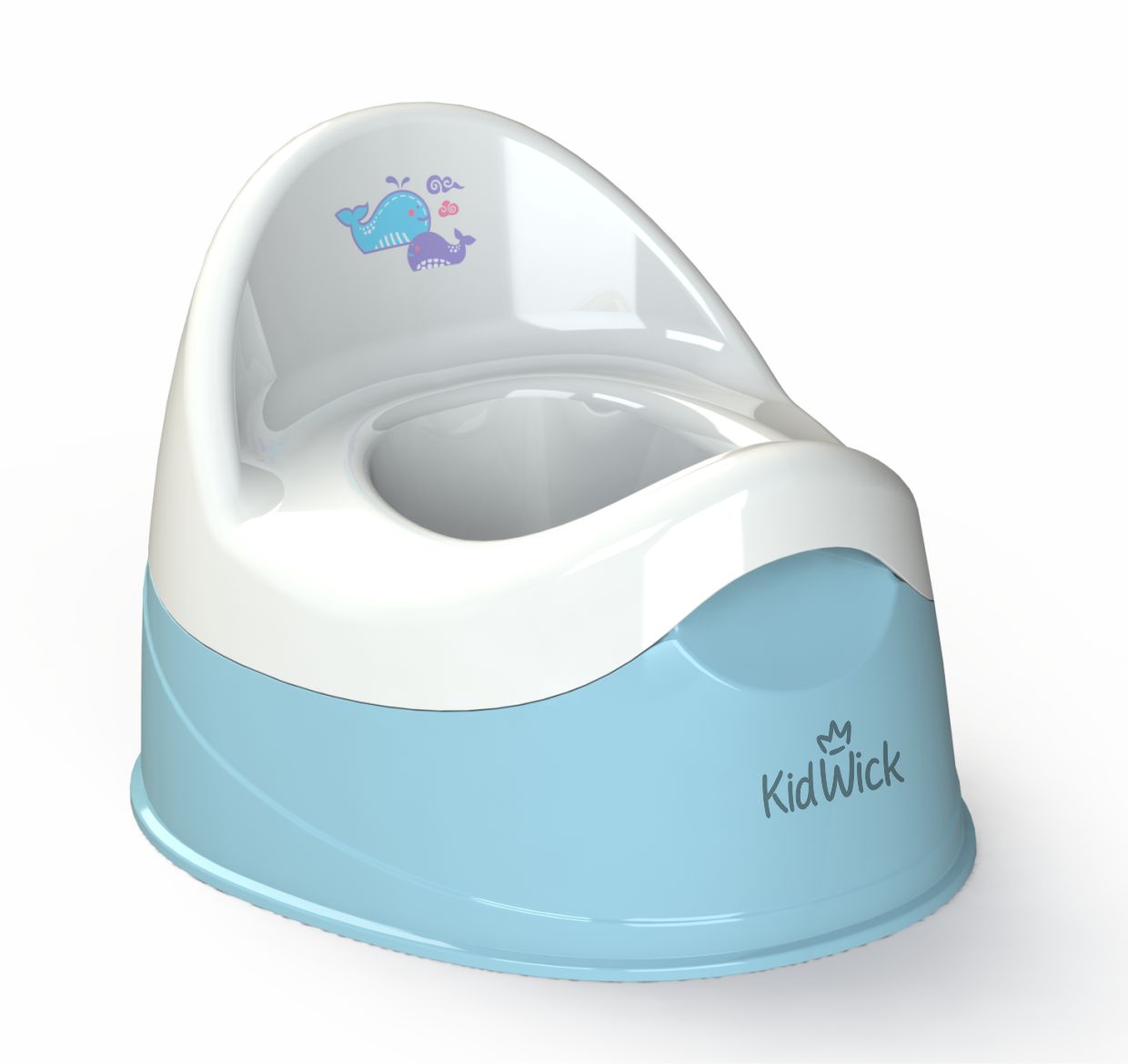 

Горшок детский KidWick Дуэт Голубые киты