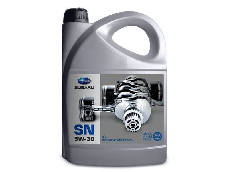 фото Subaru fig80004l моторное масло синтетическое synthetic motor oil 5w-30 4л sn