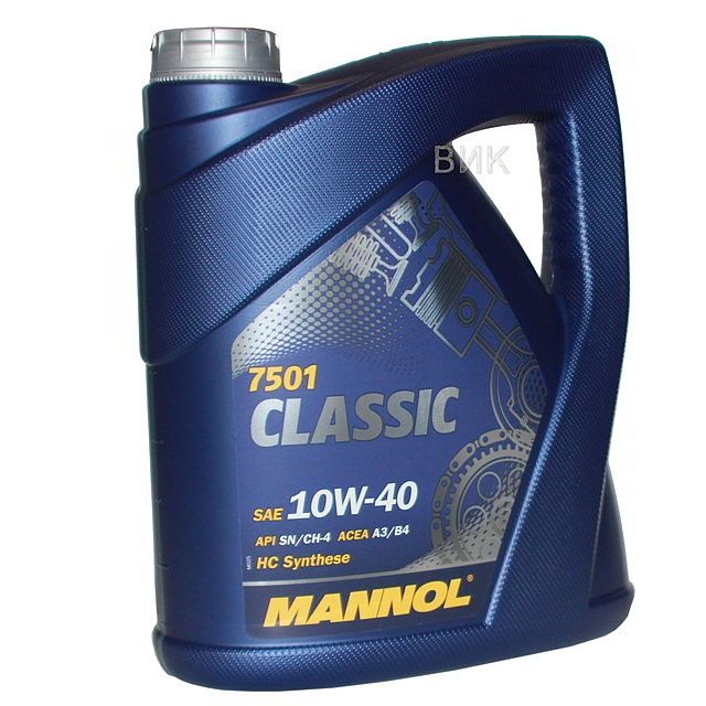 фото Mannol моторное масло mannol classic 10w40 п/синт 1л