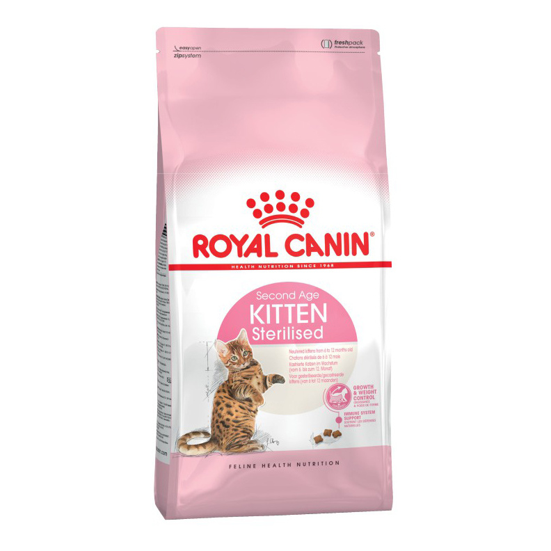 фото Сухой корм для котят royal canin feline health nutrition kitten sterilised, 2кг