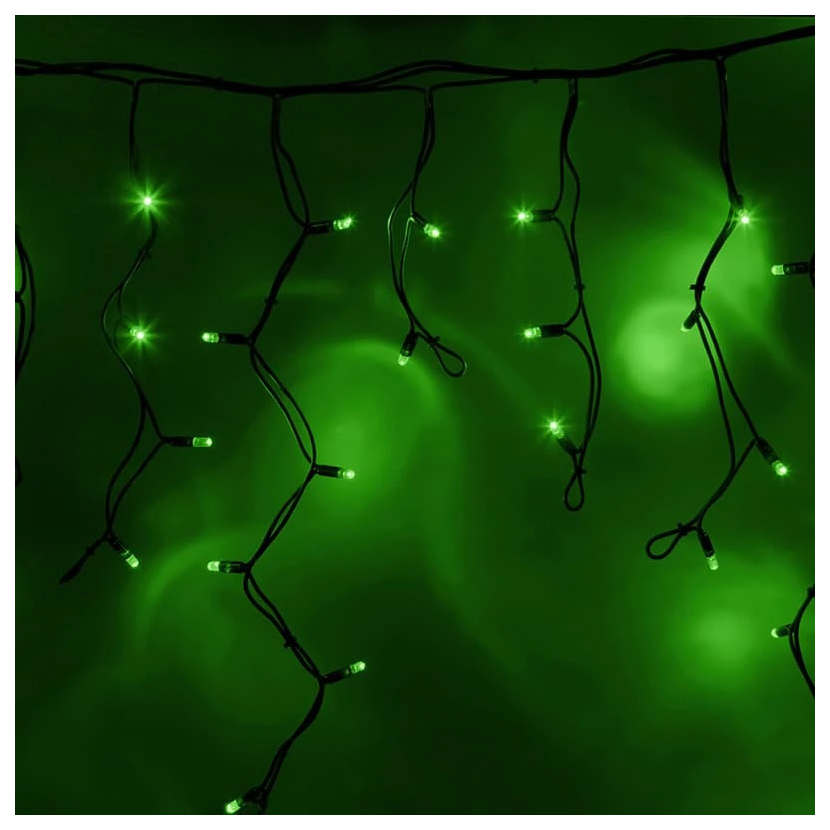 

Световая бахрома Neon-Night 885371 255-224 4х0,6 м зеленый, 885371