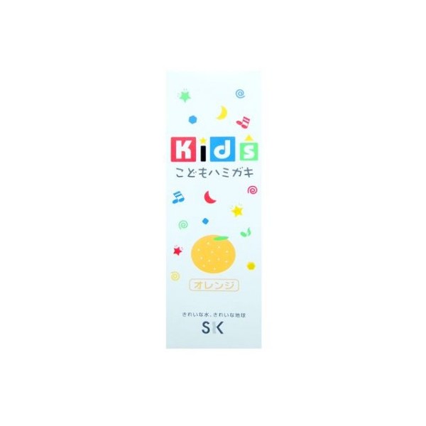 фото Детская зубная паста showa shiko sk kids с ароматом апельсина, 60 г