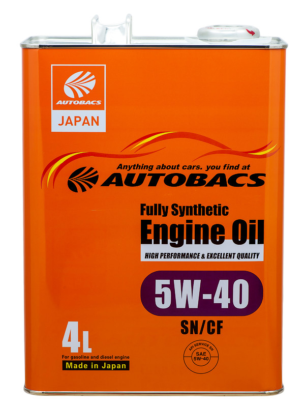 фото Моторное масло autobacs engine oil fs 5w40 sn/cf (4л)