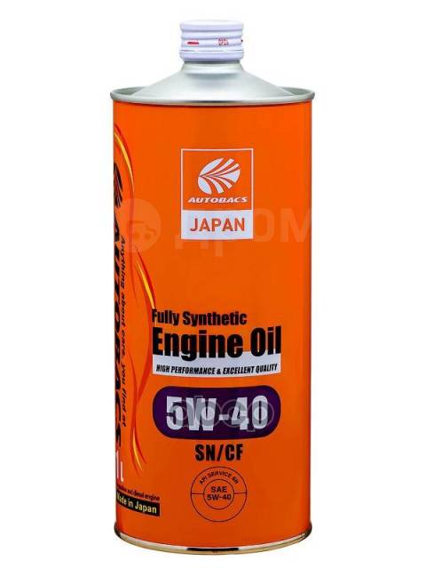 Моторное масло Autobacs Fully Synthetic Engine Oil 5W40 1л