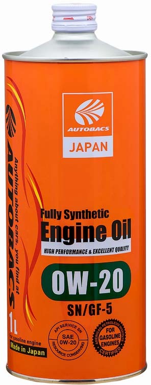 фото Моторное масло autobacs engine oil fs 0w20 sn/gf-5 (1л)