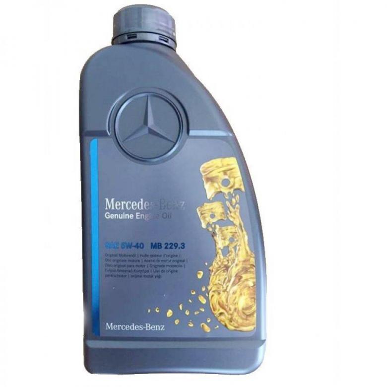 фото Mercedes-benz mb моторное масло 5w-40 1 л. (mb 229.3)
