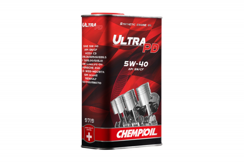 фото 9719 chempioil ultra pd 5w-40 1 л. (metal) синтетическое моторное масло 5w40