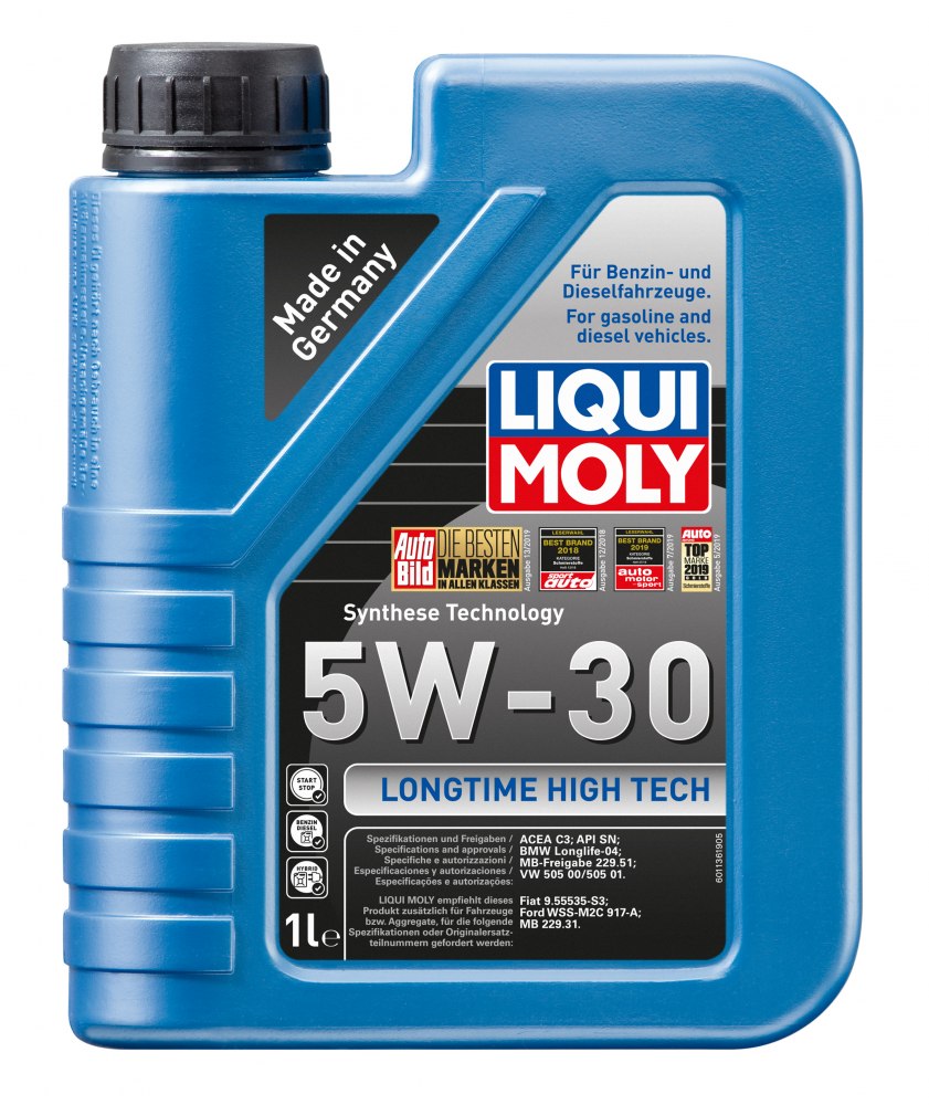 фото Моторное масло liqui moly longtime high tech 5w-30 1 л (9506)