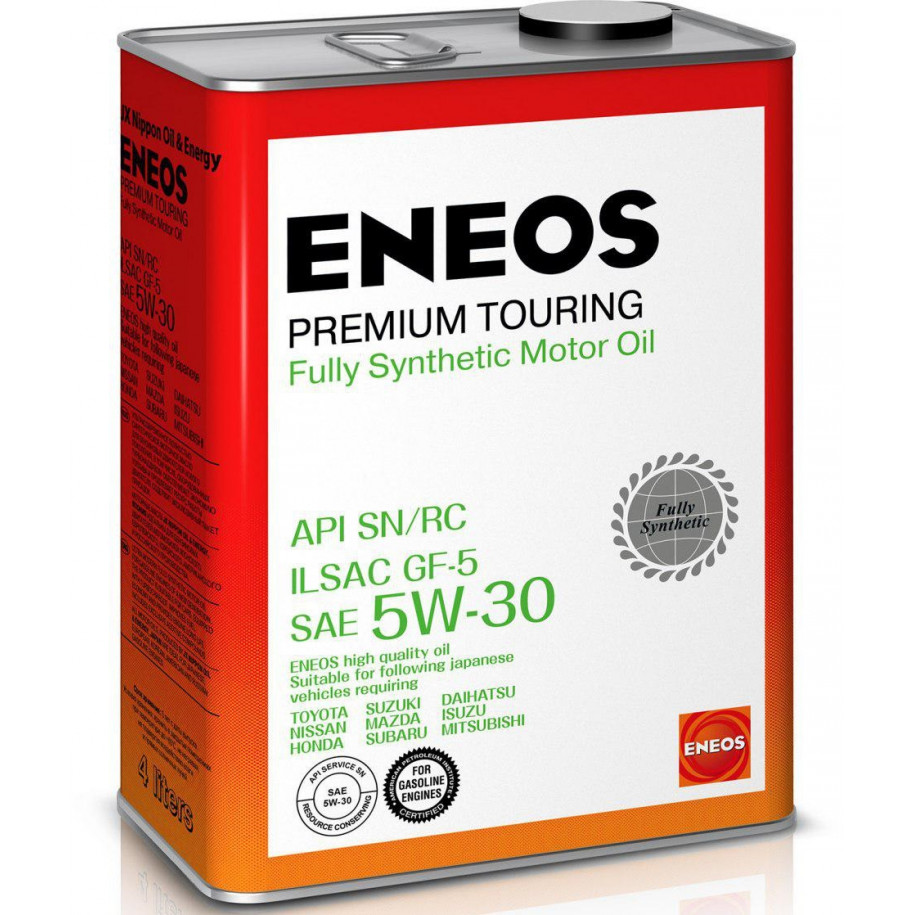 фото Eneos моторное масло синтетическое для бензиновых двигателей super touring 100 synt.sn 5w