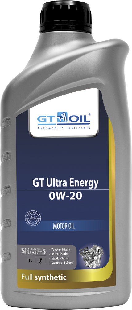 Моторное масло GT OIL Ultra Energy 0W20 1л