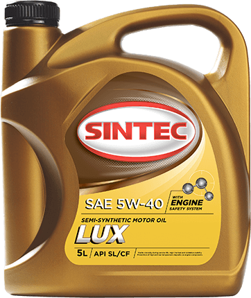 фото Моторное масло sintec lux 5w40 5 л