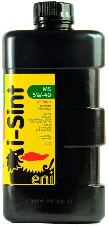 Моторное масло ENI i-Sint MS 5W40 1л