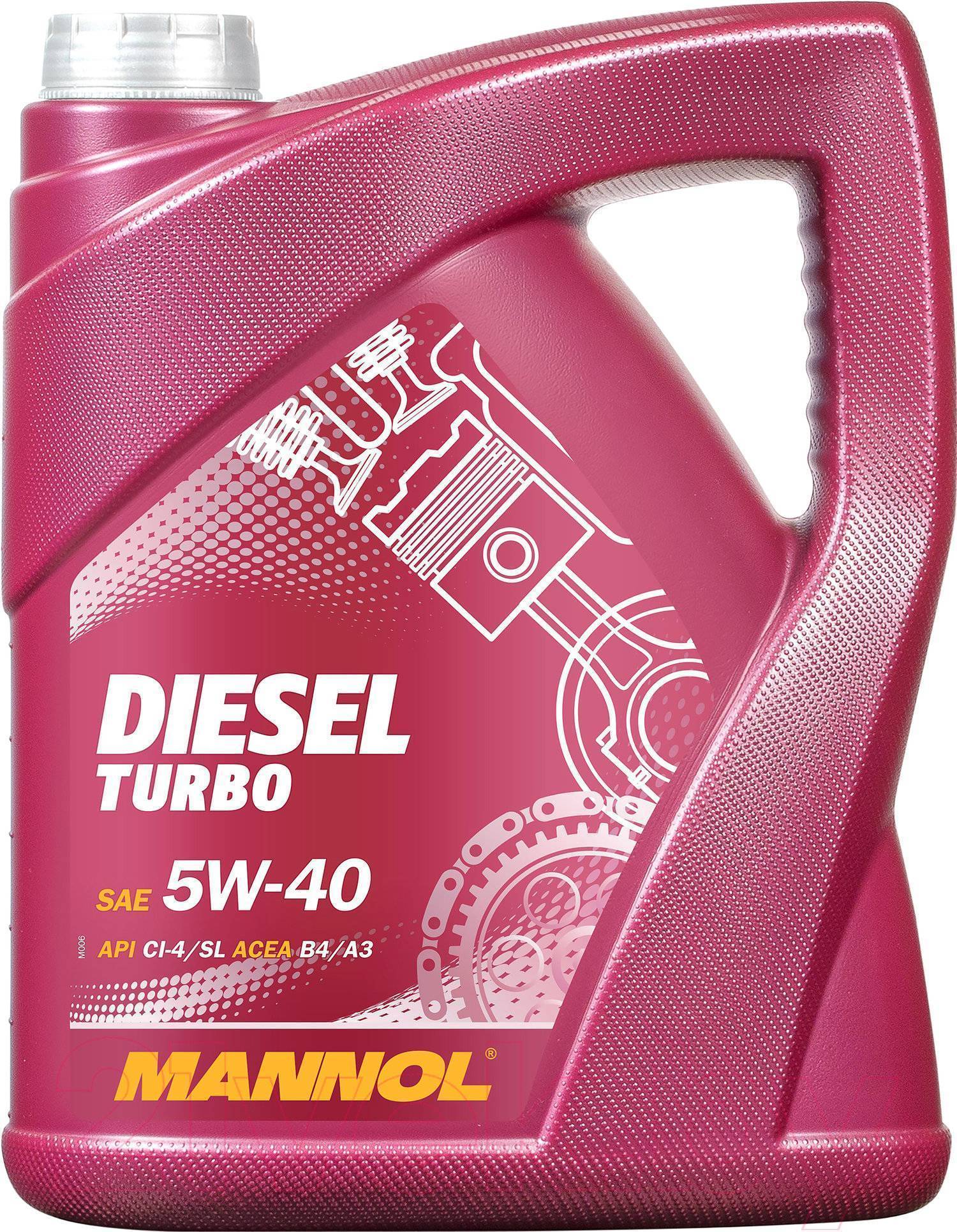 фото Моторное масло mannol diesel turbo 5w40 10 л