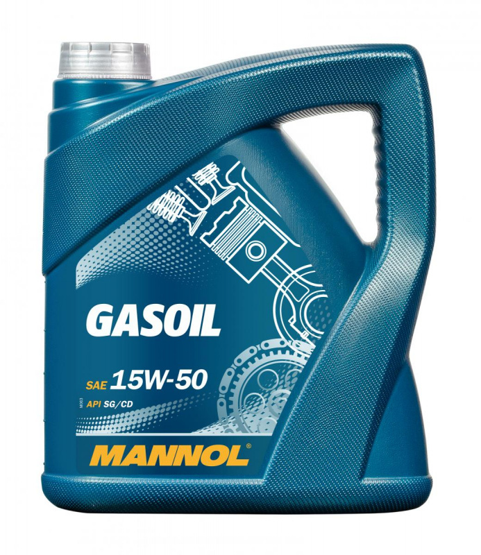 фото Mannol gasoil 15w50 4 л. минеральное моторное масло 15w-50