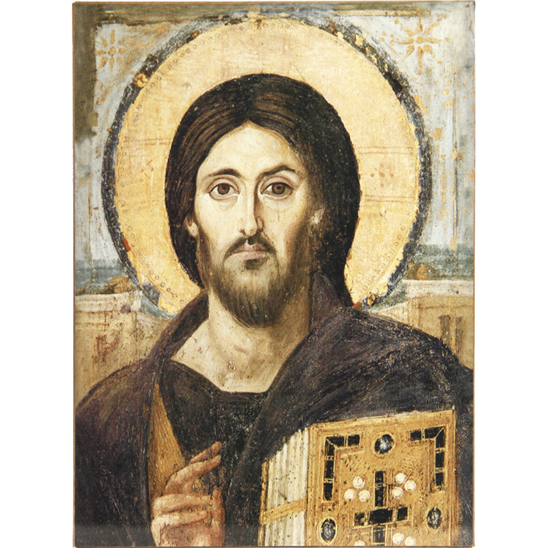 

Икона ДП/НП/14х19/ Христос Пантократор (Синайский)