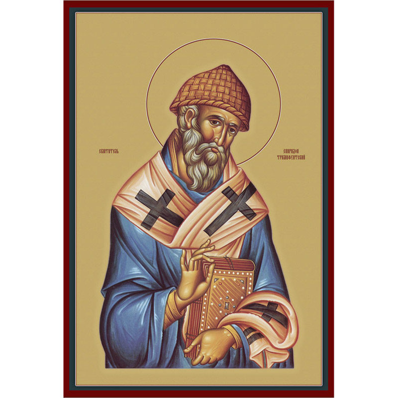 

Икона ДП/НП/14х19/ свт, Спиридон Тримифунтский