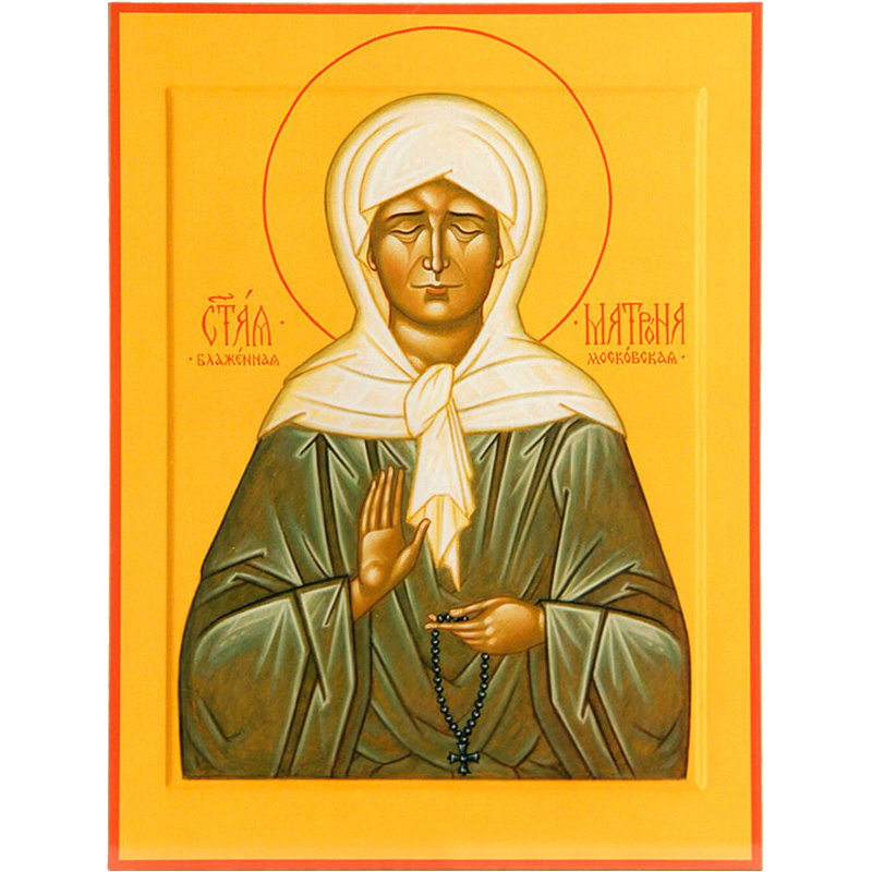 

Икона ДП/НП/14х19/ св, блж, Матрона (2)
