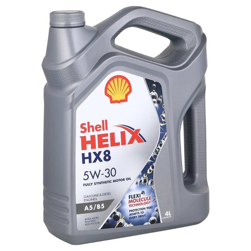 фото Shell моторное масло shell helix hx8 a5/b5 5w-30 4л