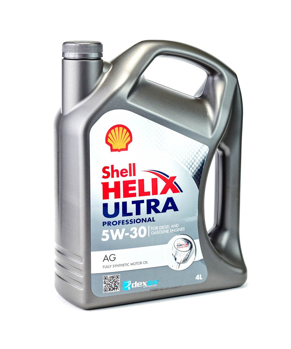 фото Моторное масло shell 5w30 shell 4л синтетика helix ultra pro ag sn/c3 gm dexos2