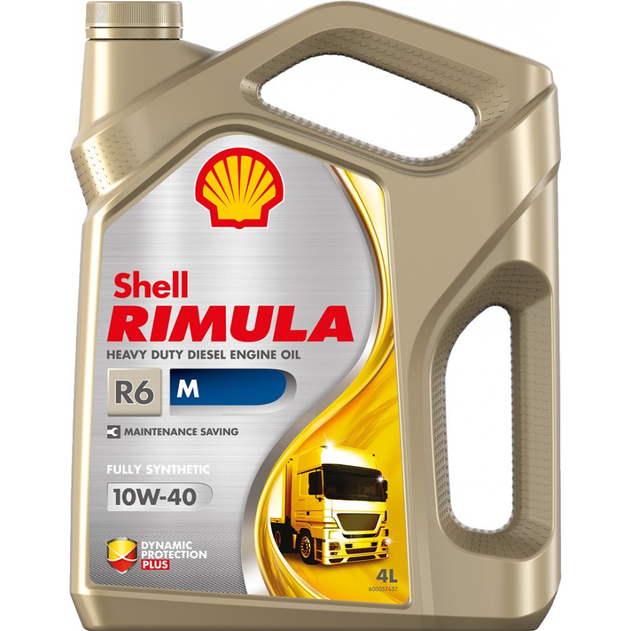 фото Моторное масло shell rimula r6 m 550046381 10w40 4 л