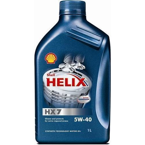 фото Shell м/масло п/синтетика shell helix hx7 5w-40 1l