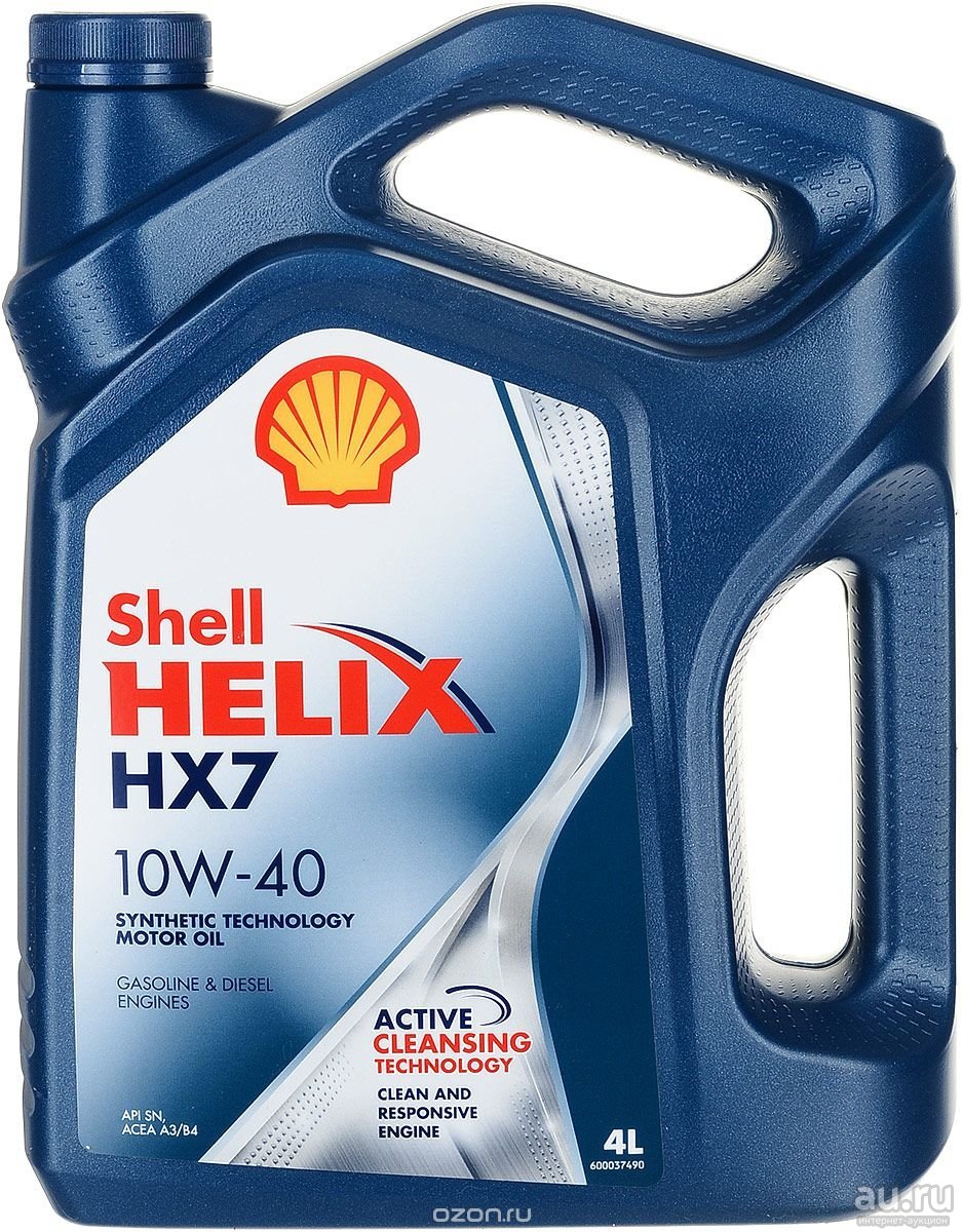 Моторное масло Shell Helix HX7 550046360 10W40 4л