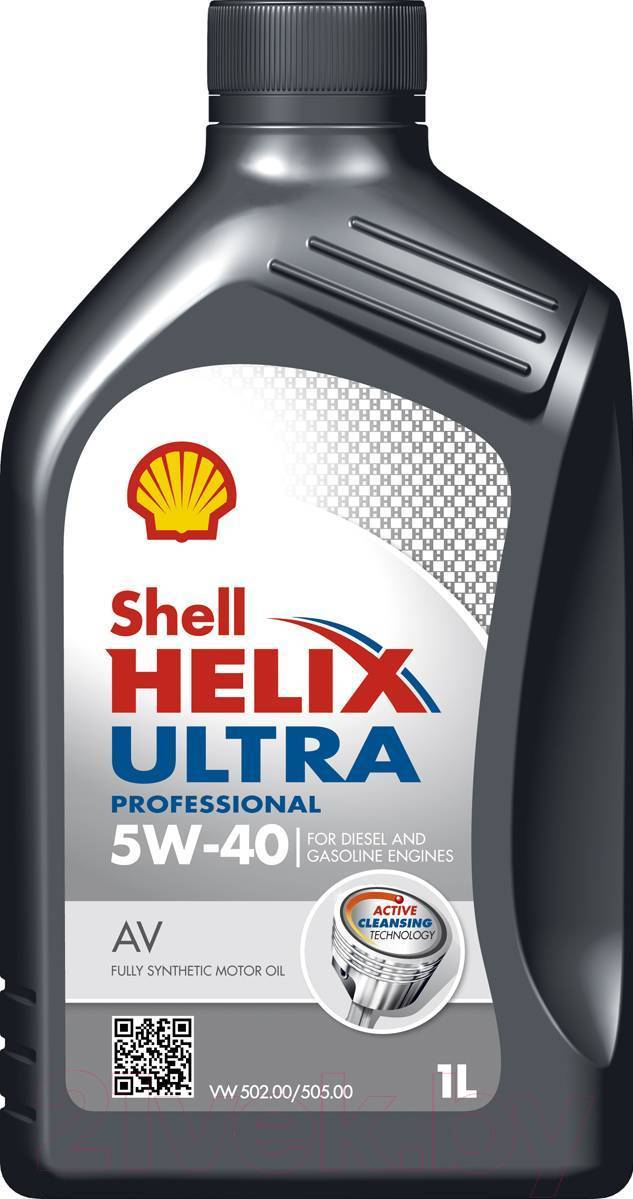 фото Shell моторное масло 5w40 shell 1л синтетика helix ultra pro av vw502.00/505.00