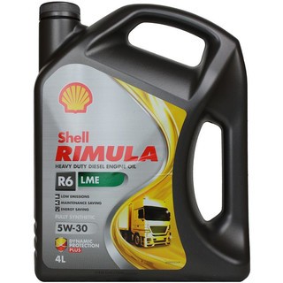 фото Моторное масло shell rimula r6 lme 550044887 5w30 4 л