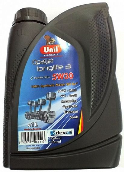 

UNIL Unil Моторное масло Opaljet Longlife 3 5w30 (1l)