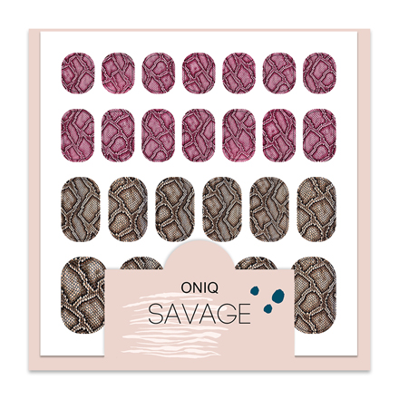 

ONIQ, Термопленка для дизайна ногтей Skin, Savage №2