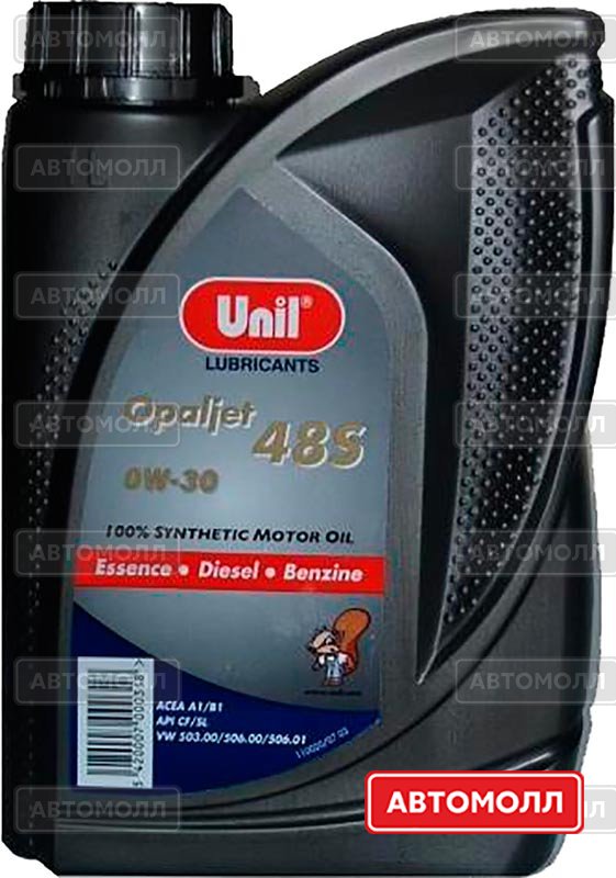 фото Unil unil моторное масло opaljet 48s 0w30 (1l)