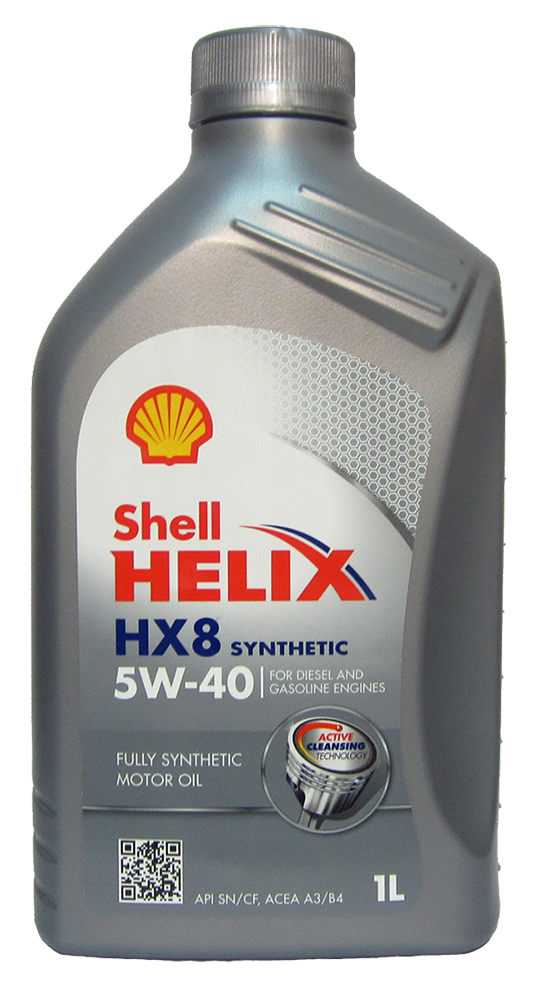 фото Моторное масло shell helix hx8 syn 5w40 1 л