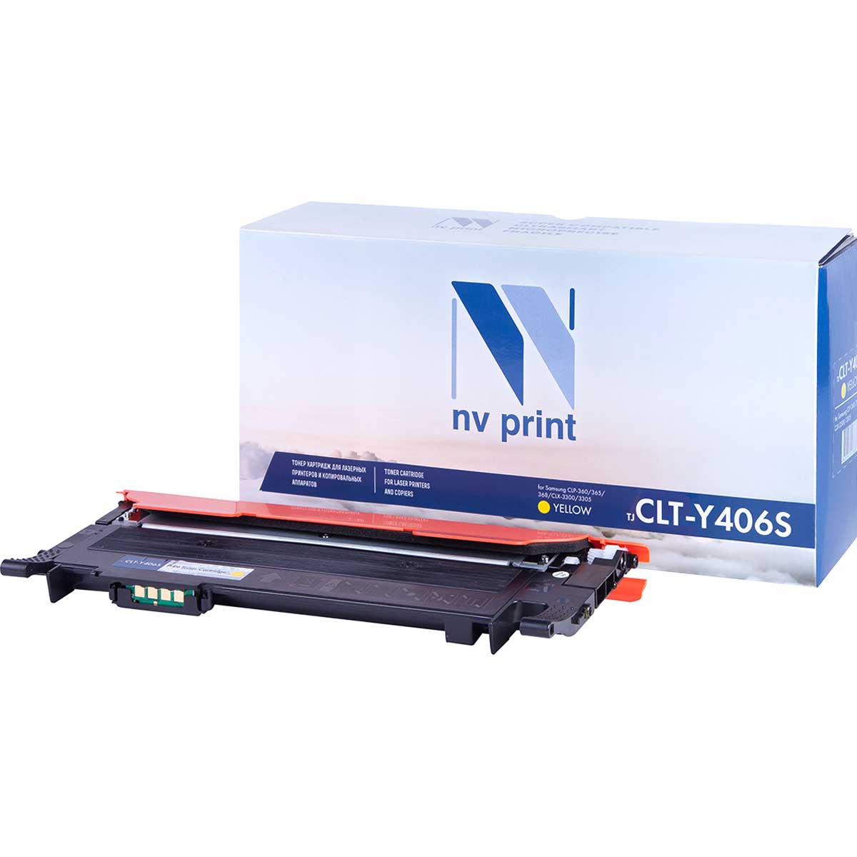 Картридж для лазерного принтера NV Print CLT-Y406SY, желтый