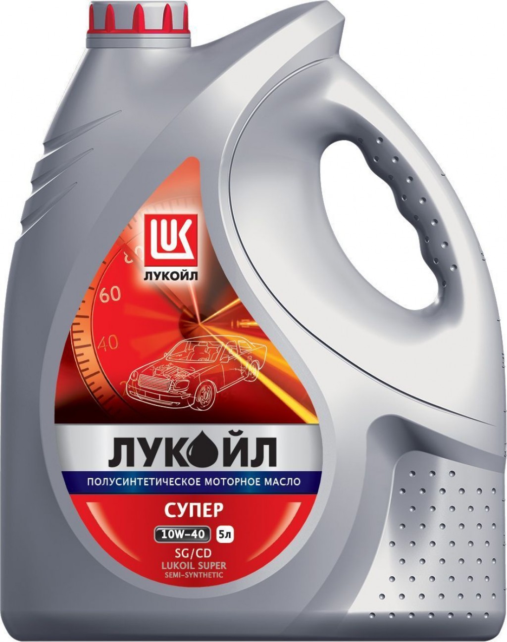 фото Моторное масло полусинтетическое, супер 10w-40, 5 л sg/ cd lukoil арт. 4607161615409