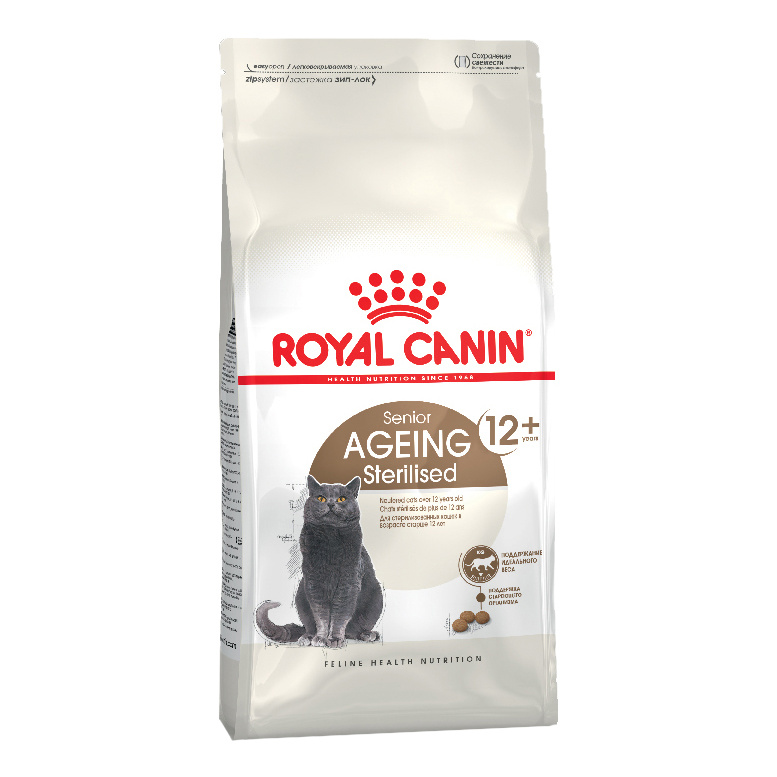 фото Сухой корм для кошек royal canin senior ageing sterilised 12+, для пожилых, 2кг