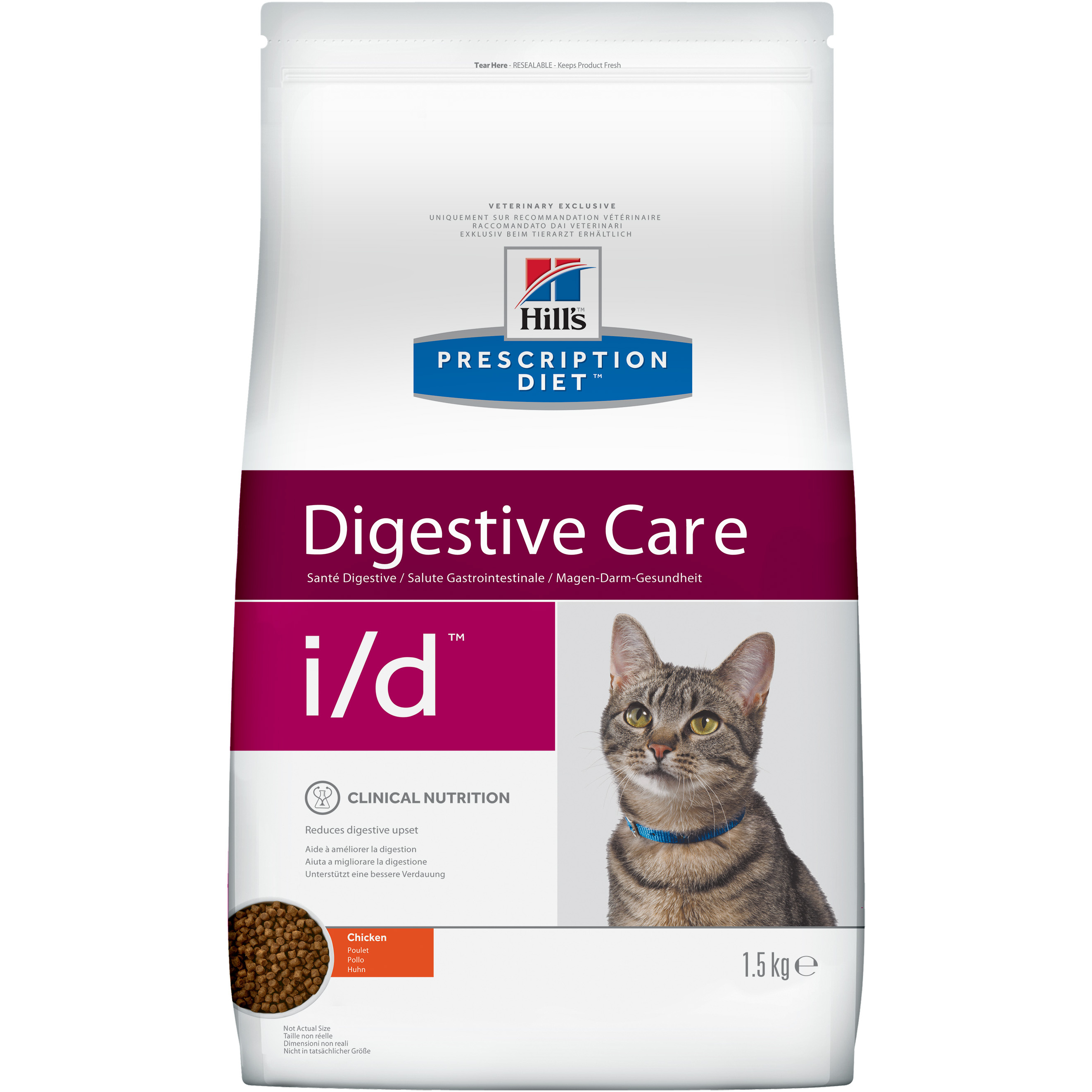 фото Сухой корм для кошек hill's prescription diet degistive care, при патологии жкт, 1,5кг