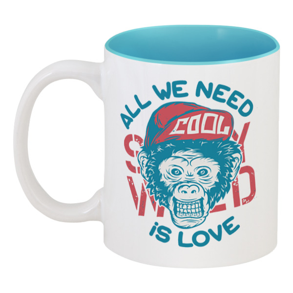 

Кружка Printio цветная внутри All we need is love