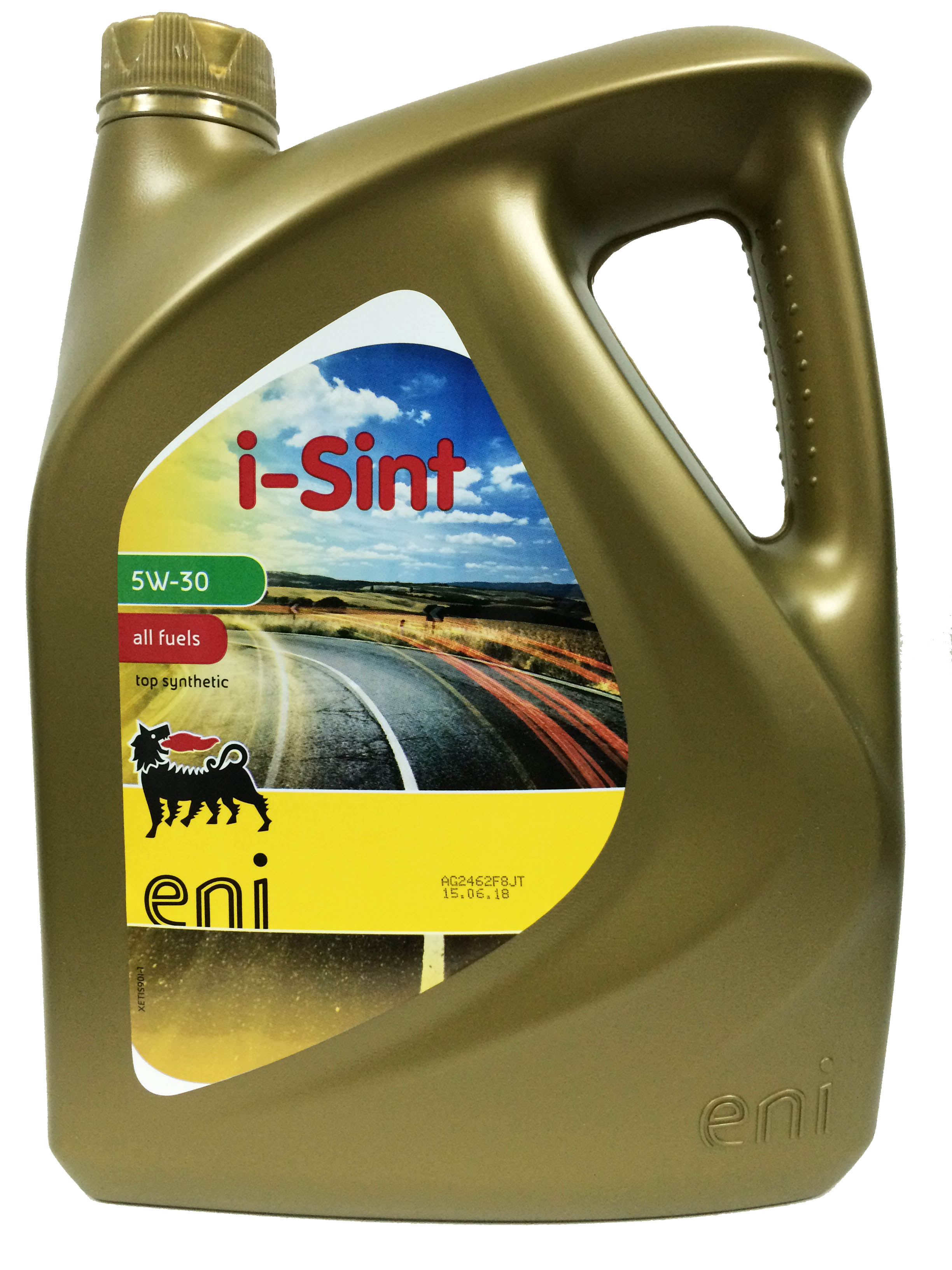 фото Мотороне масло синтетическое eni i-sint 5w-30 4л