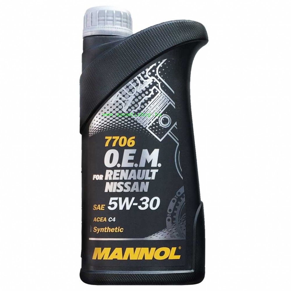 

Моторное масло Mannol O.E.M. For Renault/Nissan 5W30 1л, O.E.M. For Renault/Nissan