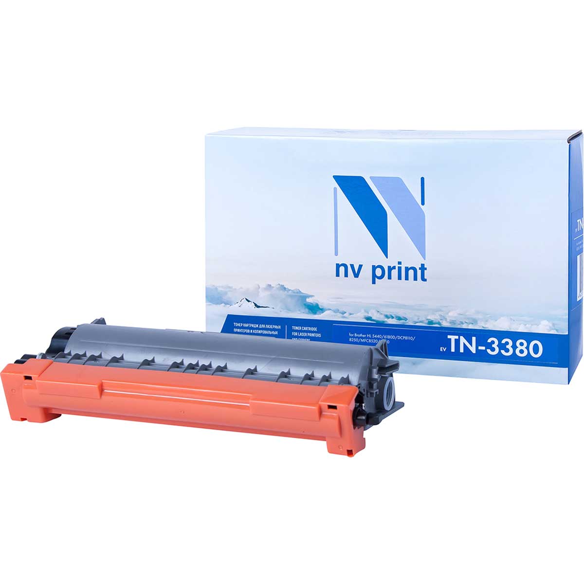 Картридж для лазерного принтера NV Print TN3380T, черный