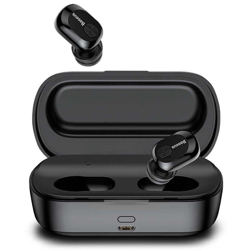 фото Беспроводные наушники baseus encok true wireless earphones w01 black