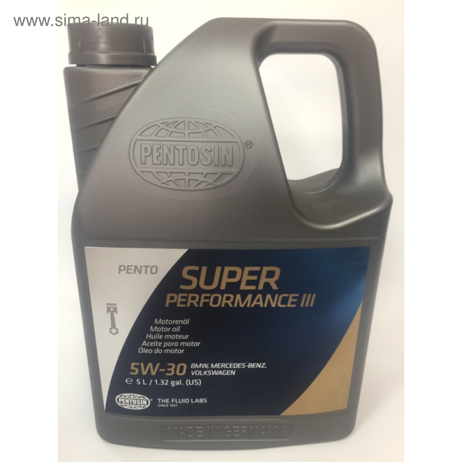

Моторное масло Pentosin Super Performance III 5W30 5 л, Super Performance III