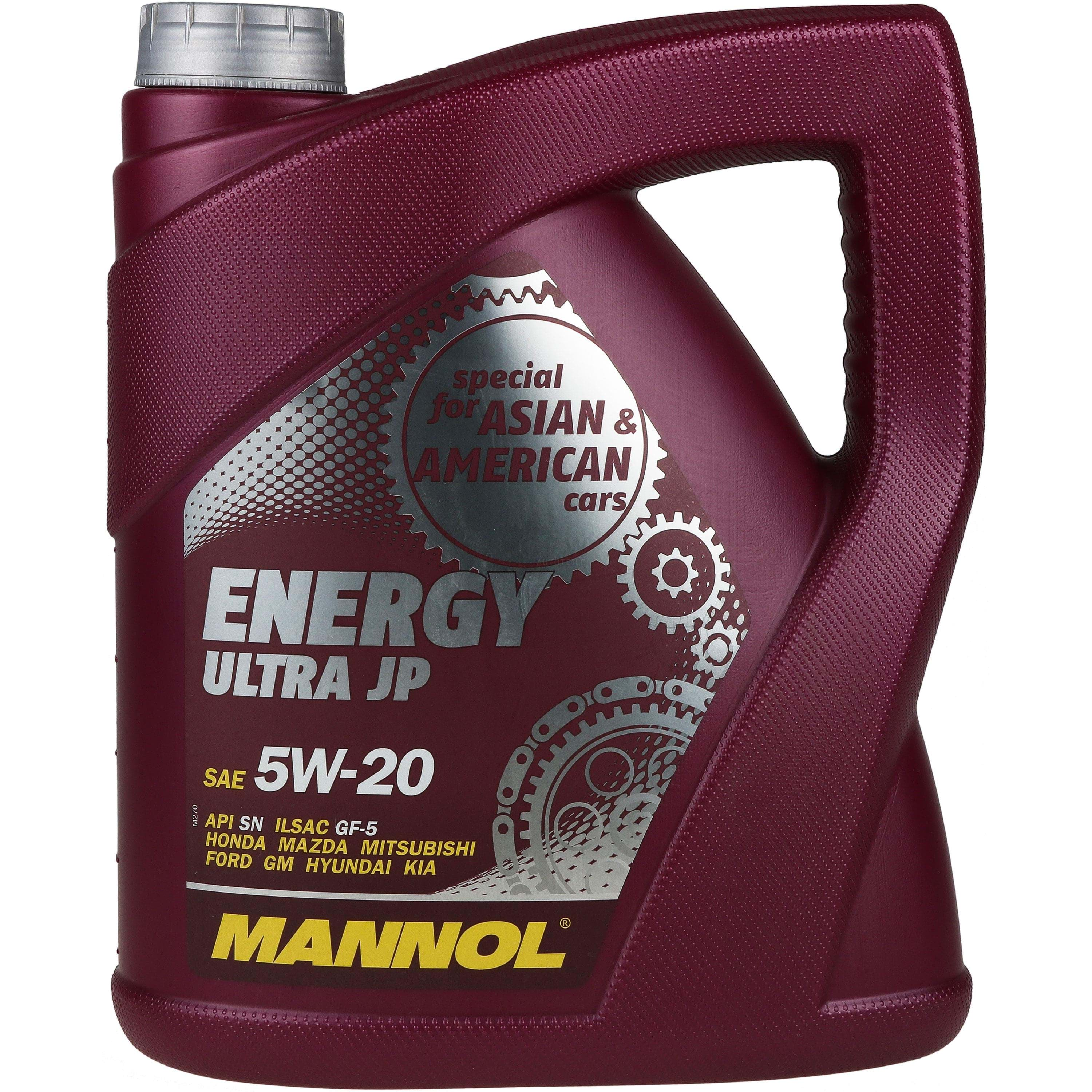 фото 7906 mannol energy ultra jp sae 5w20 20 л.синтетическое мотороное масло