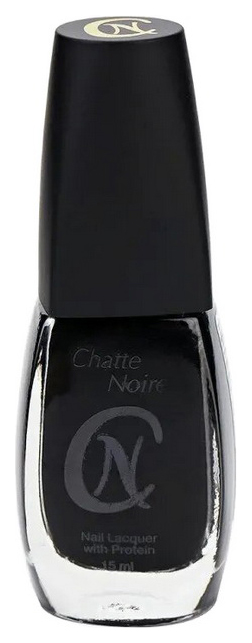 Купить Лак для ногтей Chatte Noire Эмаль №001 Черный 15 мл