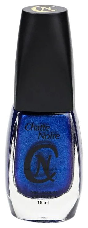 Купить Лак для ногтей Chatte Noire Перламутр №121 Темно-синий 15 мл