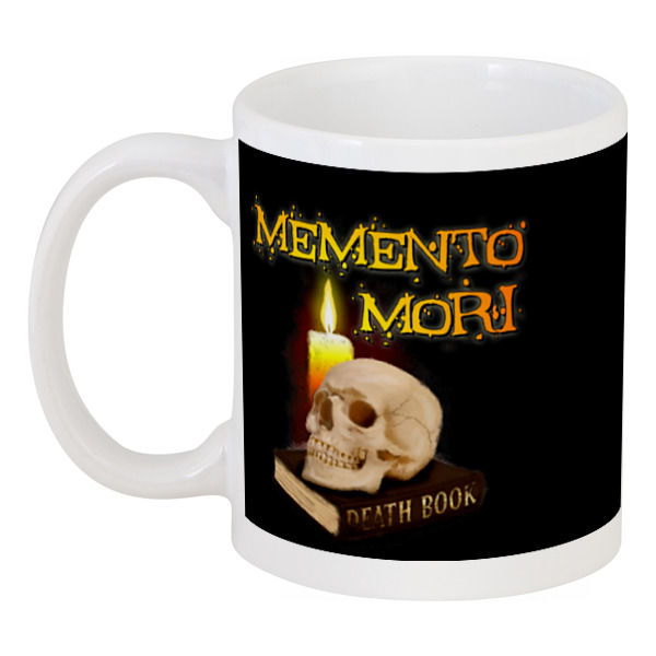 фото Кружка printio memento mori. помни о смерти.