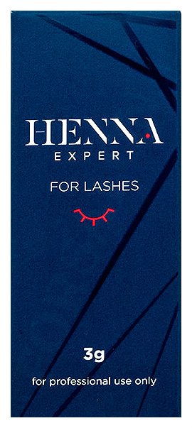 

Хна для бровей HENNA EXPERT Для ресниц Черный 3 г