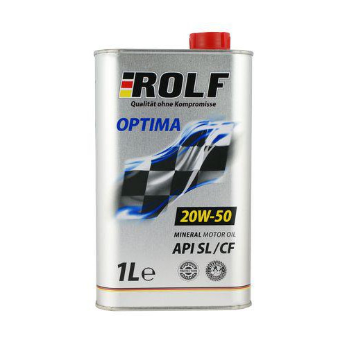 фото Моторное масло rolf optima sae 20w50  api sl/cf