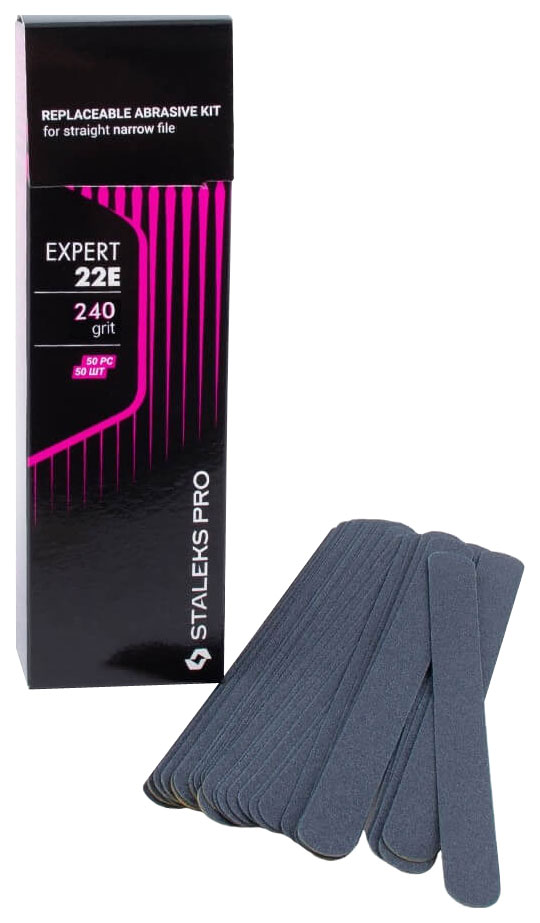 

Сменный файл STALEKS для узкой прямой пилки Expert 22E, 240 грит, 50 шт.